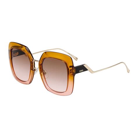 fendi women's oversized sunglasses pink